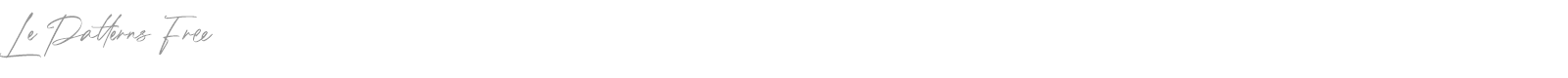 Le Patterns font preview